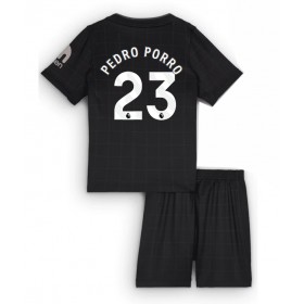 Dětské fotbalový komplet Tottenham Hotspur Pedro Porro #23 Venkovní košile 2025-26 Krátkým Rukávem